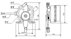 卓信營銷XLLS-I、XLLS-II防爆雙向拉繩開關(guān)輸送機(jī)保護(hù)拉繩開關(guān)